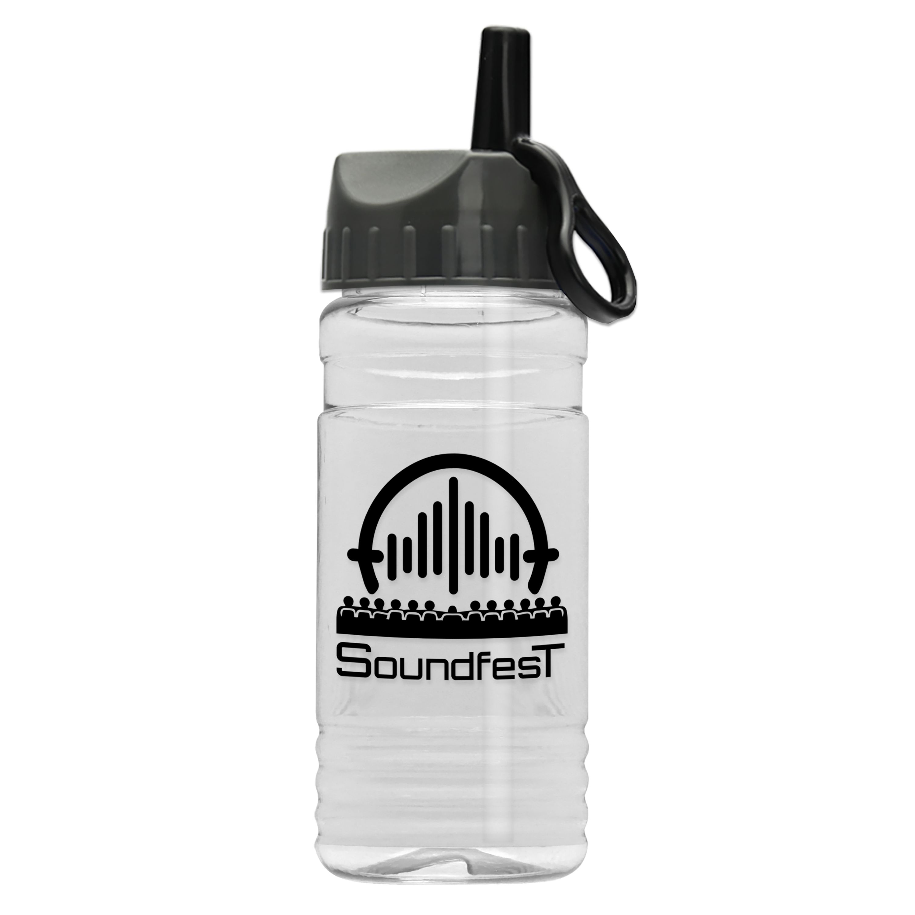Groove Tritan® Bottle with Ring-Straw Lid - 20 oz.